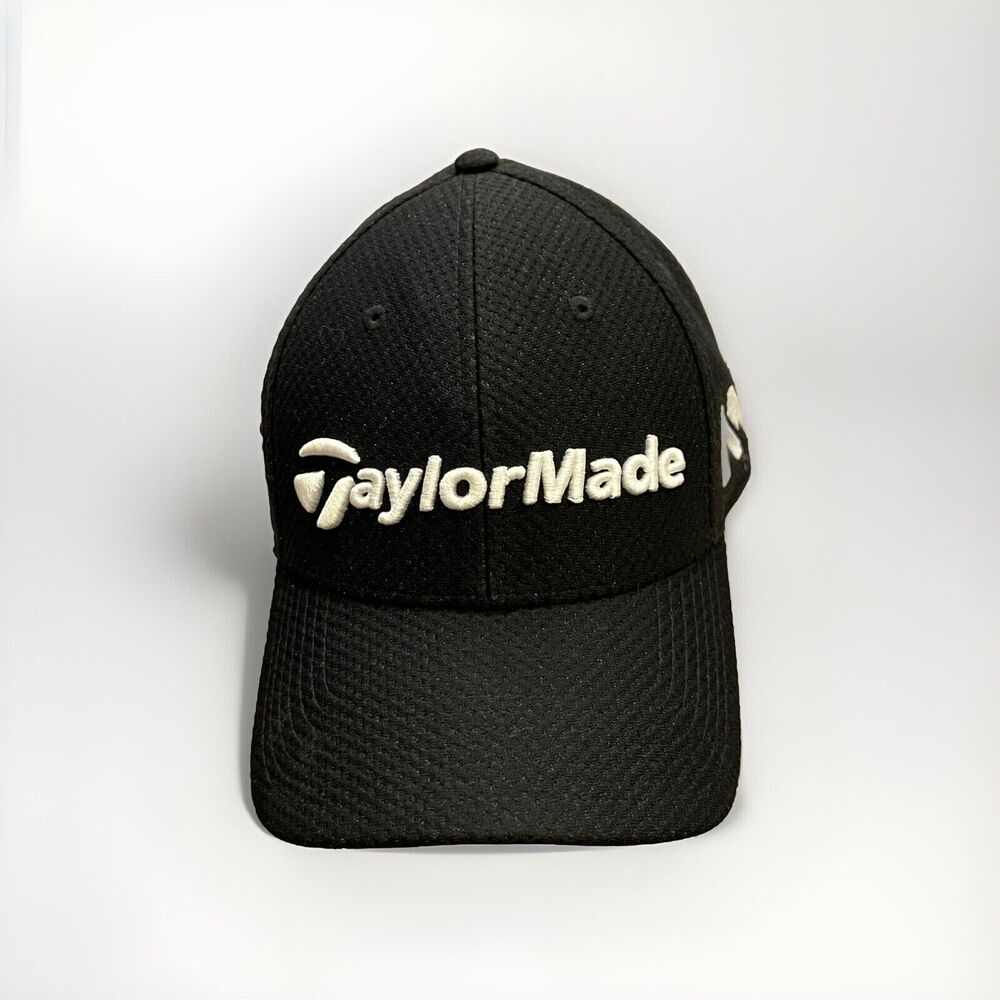 TaylorMade Mens Black Golf M1 PSi A-Flex Stretched Fitted Hat Size L/XL